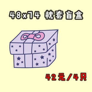 特价清仓处理 48cmx74cm枕套单个一对装 全棉纯棉枕头套儿童卡通