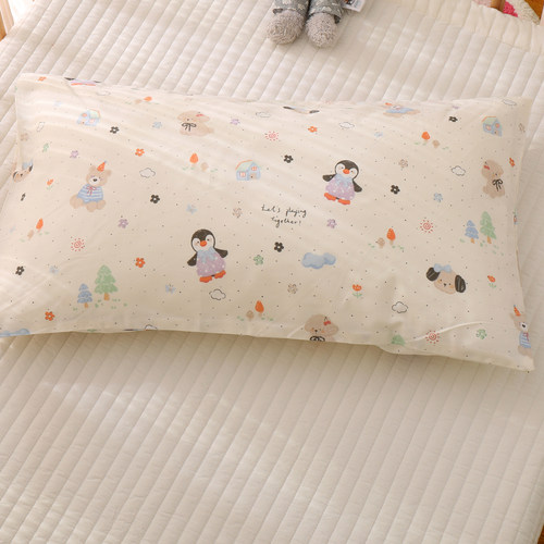 100全棉斜纹柔软舒适可爱枕套