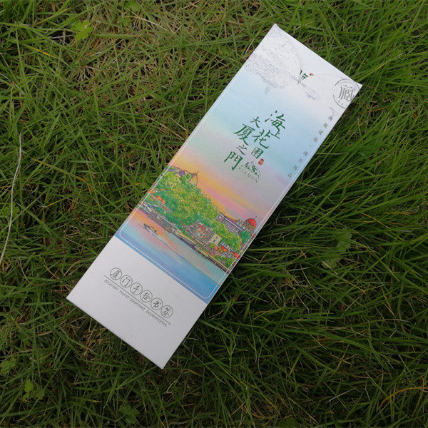 厦门珍藏书签鼓浪屿等手绘书签厦门手绘景点旅行旅游纪念品小礼物