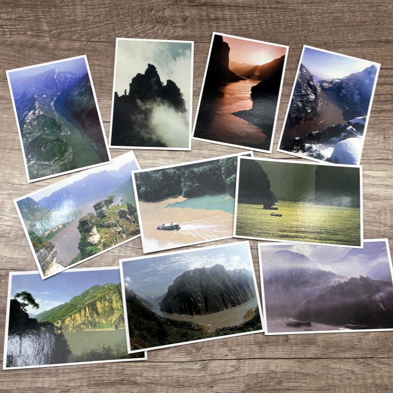 长江三峡巫峡西陵峡风光明信片