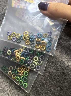 纯手工编绳线圈 编绳用配件隔圈股线线圈手链绳装饰 非机器编
