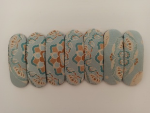 非遗宋锦钱小萍宝相奔鹿发夹BB掰掰夹边夹刘海发卡发饰头花饰