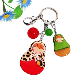 韩国进口GRAIN de BEAUTE品牌可爱娃娃包包汽车钥匙扣钥匙圈 AZ13