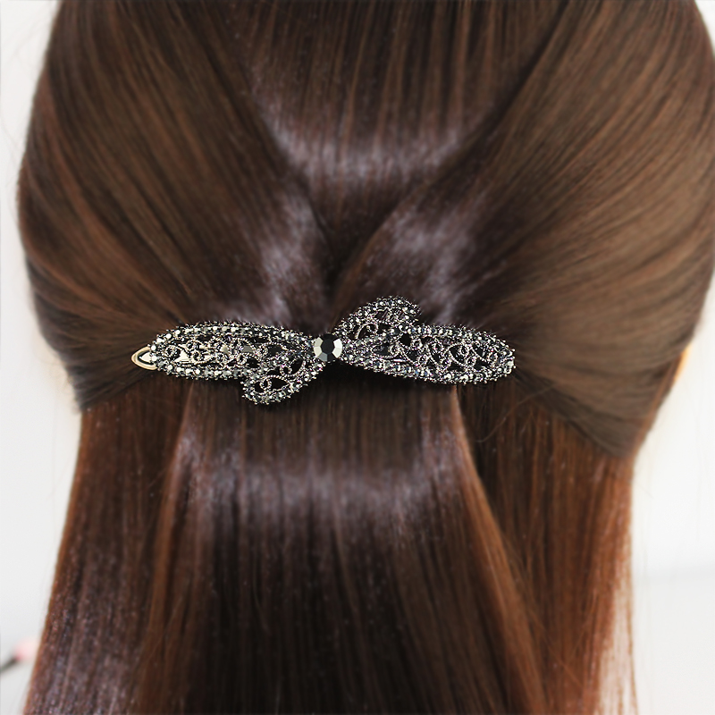 韩国Beaumira正品优雅蝴蝶结顶夹