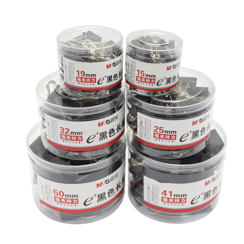 晨光燕尾长尾夹黑色大号鱼尾铁票据夹文具试卷文件小夹子书夹办公,文具电教/文化用品/商务用品,票夹/长尾夹,淘宝优惠券,粉丝福利购,淘宝优惠卷