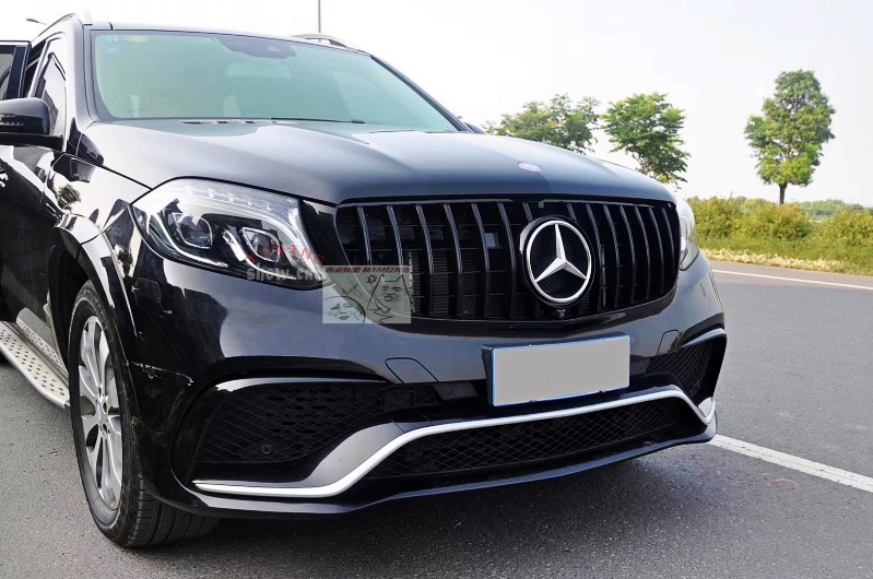 X166 GLS400 GLS500 GLS550 GLS63 改装 竖条 直瀑式 GT中网