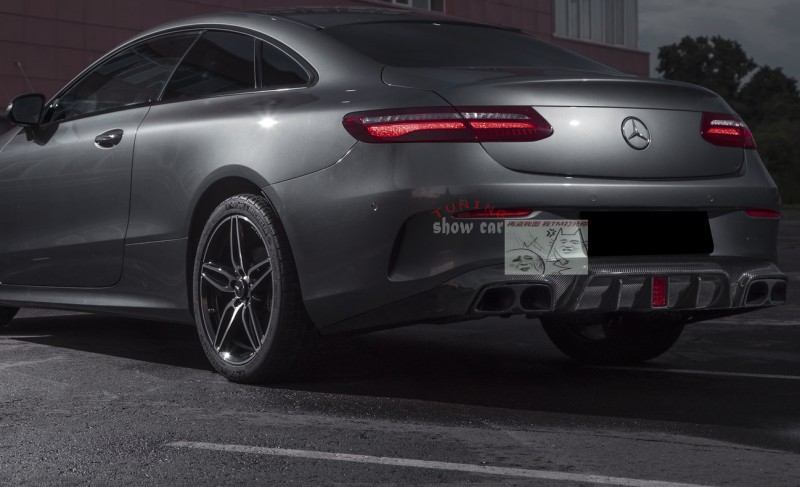 E级 两门 W238 E200 E300 E400 coupe 巴博斯 碳纤后唇 四出尾喉