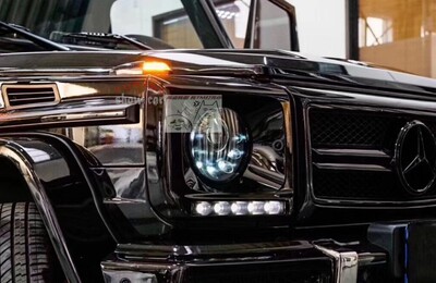 G级 W463 G350 G500 G55 G63 G65 4x4 升级 LED 转向灯 角灯