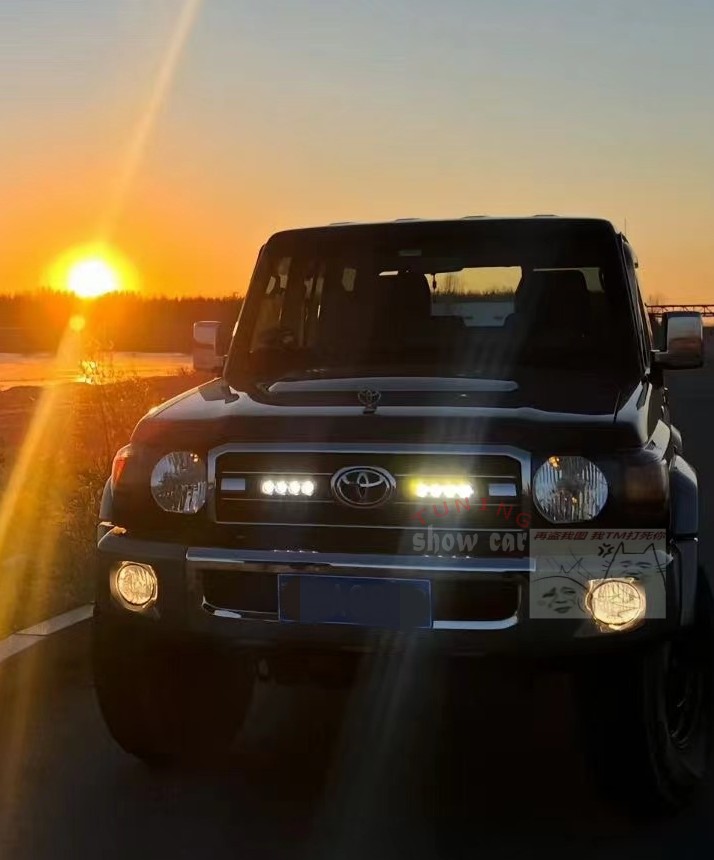 酷路泽 LC76 LC78 陆巡 LC71 LC79 英国 LAZER 中网灯 LED辅助灯