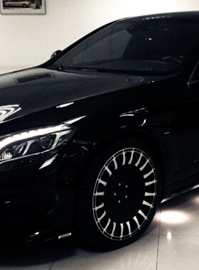 W222 S320S350S450S500S550S63S65 巴博斯 LED 灯 发光 侧裙