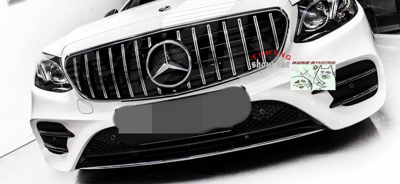 W213 E200E180E300E320E400 改装 GT 竖条 直瀑式 E63 中网