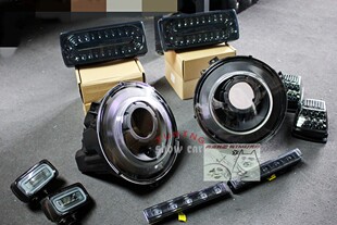 LED 黑色 大灯 W463 转向灯 巴博斯 尾灯 日行灯 G350G500G63