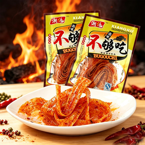 平汝不够吃辣条 8090后童年儿时怀旧零食校园小卖铺休闲小吃1袋