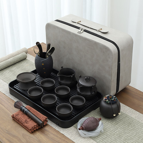 新艺陶瓷茶具旅行茶具排水茶盘