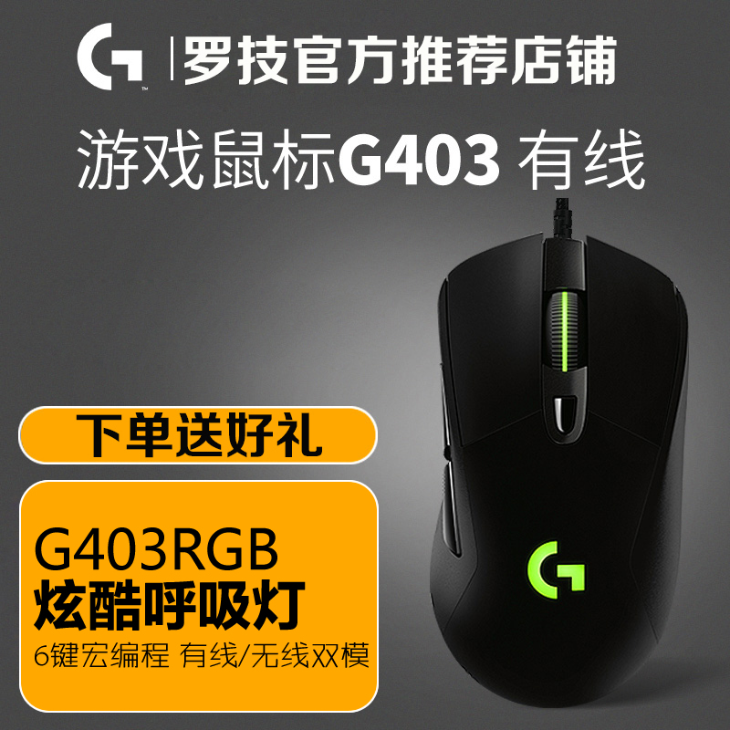 LogitechÂÞ¼¼G403RGB ÓÐÏß/ÎÞÏß˫ģÊó±ê ìŲʿɱà³Ìµç¾ºÓÎÏ·Êó±ê