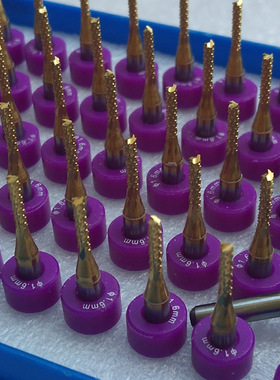 玉米铣刀PCB线路板碳纤维雕刻机右旋涂层镀钛TIN加硬镀膜钨钢锣刀