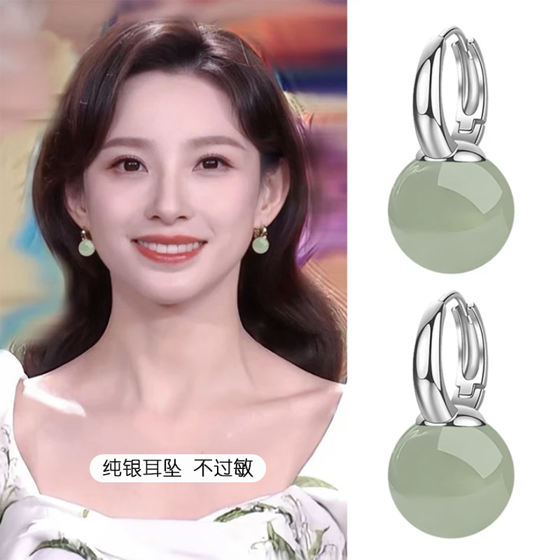 韩伊人高级感纯银耳坠