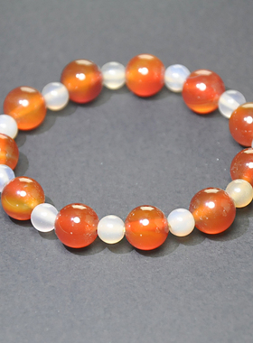 2026年新款潮时尚个性手工制作手串多色糖心玛瑙手链清新轻奢配饰