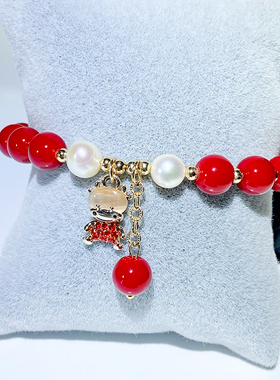 SeaCat民族风可爱小牛串珠手链