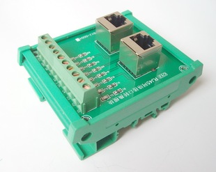 RJ45转端子 GYJ 0004 RJ45接口转换模块 RJ45扩展 以太网接口扩展