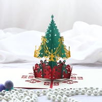 Рождественская музыкальная трехмерная открытка, карточки, DIY, изысканный стиль, подарок на день рождения, 3D, делается под заказ, новая коллекция