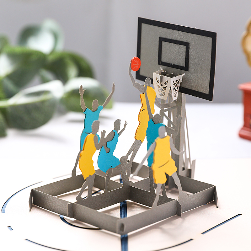 生日贺卡立体折叠朋友创意3d