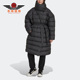 透气羽绒服 Adidas 女子保暖中长款 三叶草新款 HK5245 阿迪达斯正品