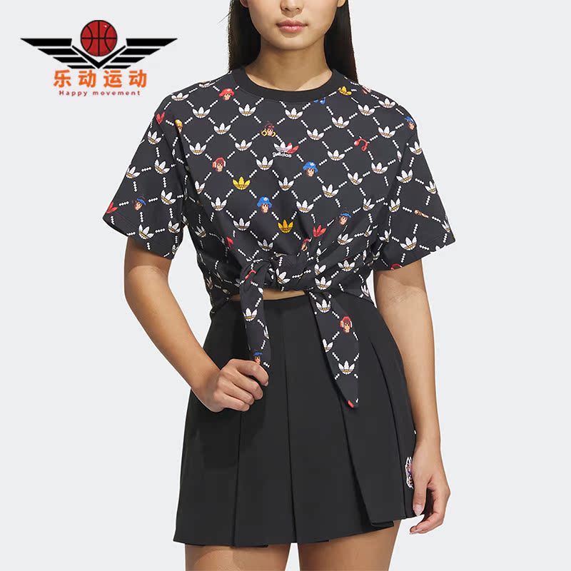 阿迪达斯正品女子短袖T恤