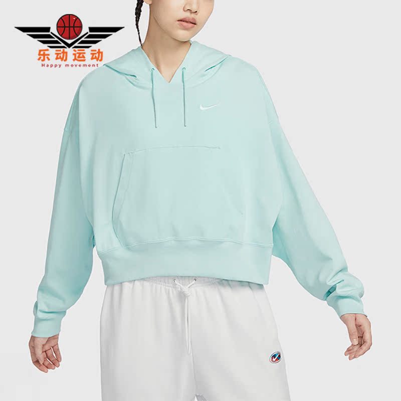 耐克女子针织运动套头连帽衫