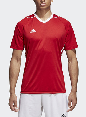 Adidas/阿迪达斯正品春季新款男子足球训练比赛短袖 S99146