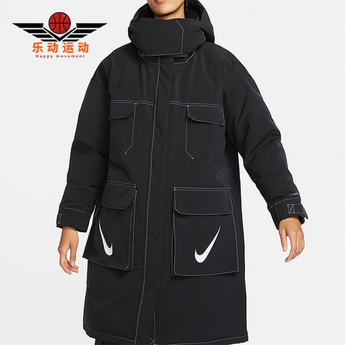Nike/耐克正品冬季女士保暖连帽休闲运动羽绒服FV8167-010