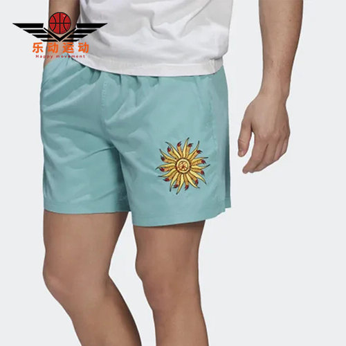 Adidas/阿迪达斯正品三叶草夏季男子运动宽松透气休闲短裤 HT6583