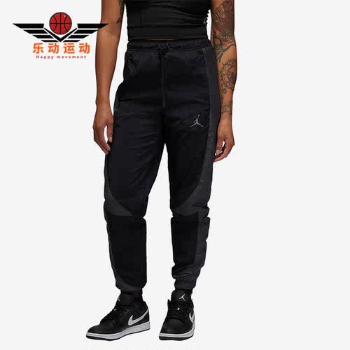 耐克男子图案印花系带束脚运动裤