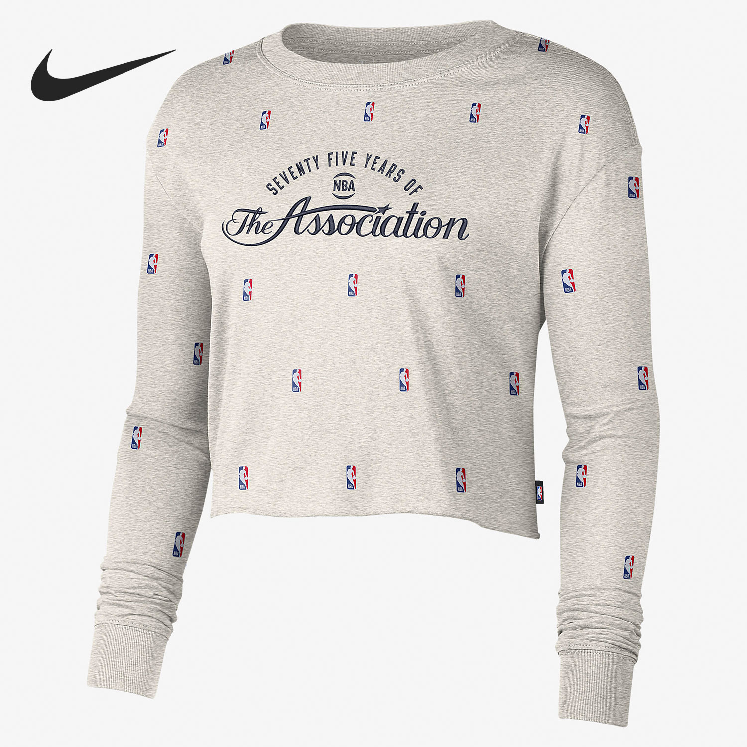 耐克女子跑步健身运动长袖T恤