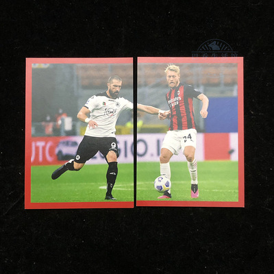 贴纸ac米兰2020足球迷milan官方2021正品意甲球星卡克亚尔拼图 74