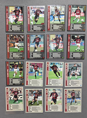 ac米兰panini帕尼尼2001球星卡2002意甲WCCF因扎吉马尔蒂尼科斯塔