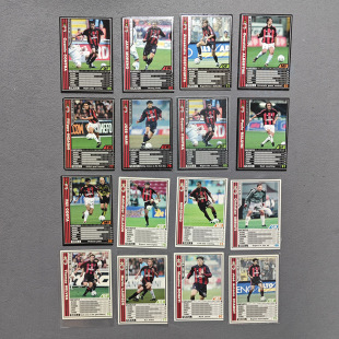 ac米兰panini帕尼尼2001球星卡2002意甲WCCF因扎吉马尔蒂尼科斯塔