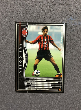 154鲁伊科斯塔ac米兰panini帕尼尼2004球星卡2005意甲WCCF官方足