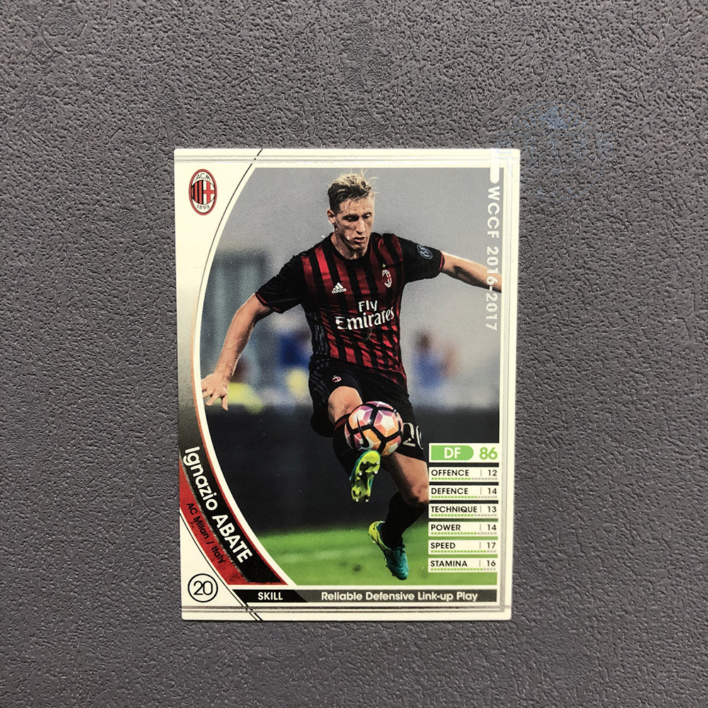 178阿巴特ac米兰panini帕尼尼2016球星卡2017意甲WCCF官方足球迷