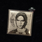 因扎吉 ac米兰milan足球意大利意甲金箔纪念品 2003 04赛季