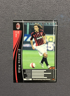 233皮尔洛ac米兰panini帕尼尼2007球星卡2008意甲WCCF官方足球迷