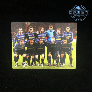 足球世界2016日历卡球星卡世界足坛偶像珍藏版国际米兰萨内蒂