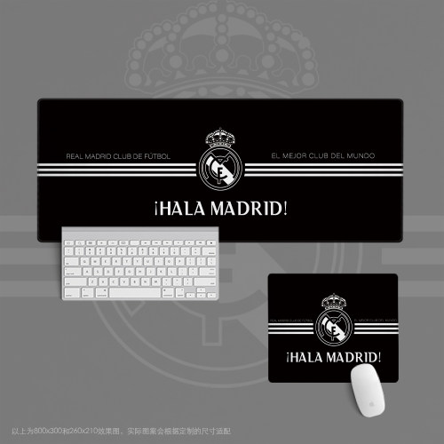 09鼠标垫超大办公键盘垫桌足球迷用品学生日礼物hala madrid皇马