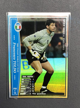 托尔多球星卡WCCF巴乔意甲意大利国家队帕尼尼2002世界杯panini