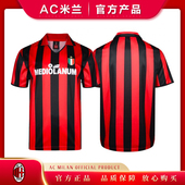 官方复刻milan欧冠 1989意甲ac米兰队足球队服经典 球衣正品 1988