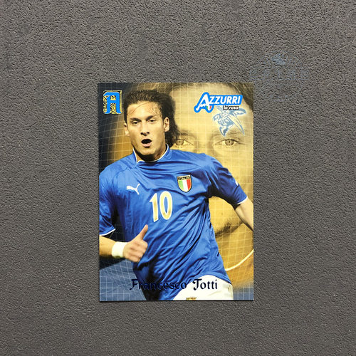 31 Panini帕尼尼2004意大利国家队AZZURRI球星卡官方 托蒂totti