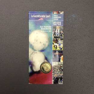 01-ac米兰 2003欧冠欧洲军历史回顾系列纪念币决赛尤文图斯