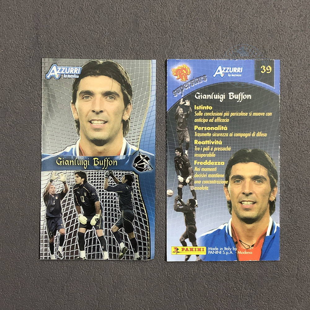 39布冯Panini帕尼尼2004意大利国家队AZZURRI球星卡官方buffon