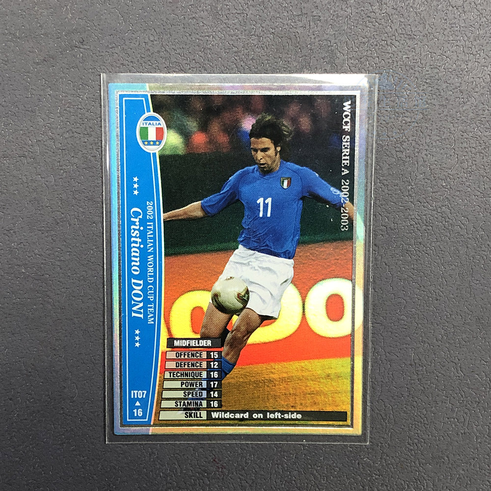 多尼球星卡WCCF巴乔意甲意大利国家队帕尼尼2002世界杯panini