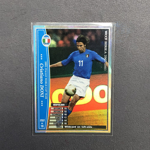 多尼球星卡WCCF巴乔意甲意大利国家队帕尼尼2002世界杯panini